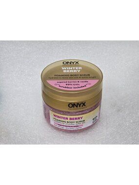 Onyx Professional Winter Berry Foaming Body Scrub With Scrubber
